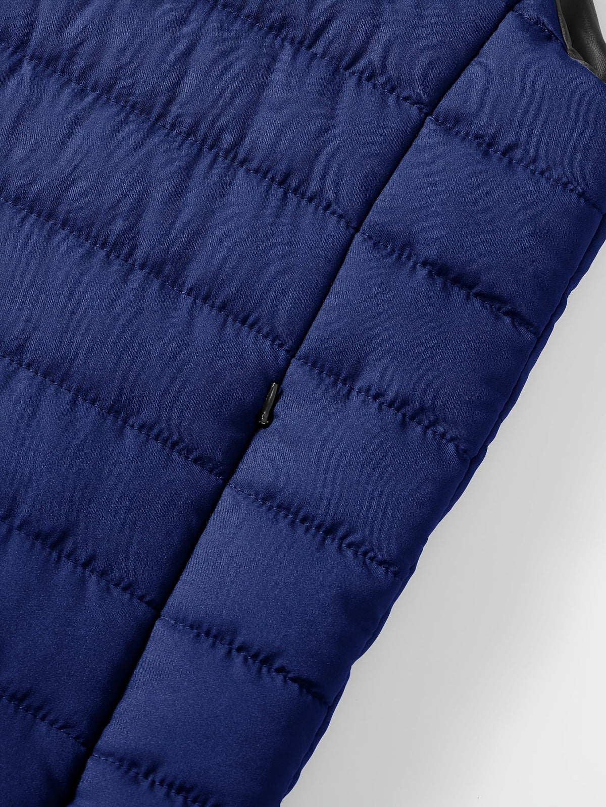 Donovan | Gilet sans Manches Homme Matelassé Col Montant à Zip et Poches