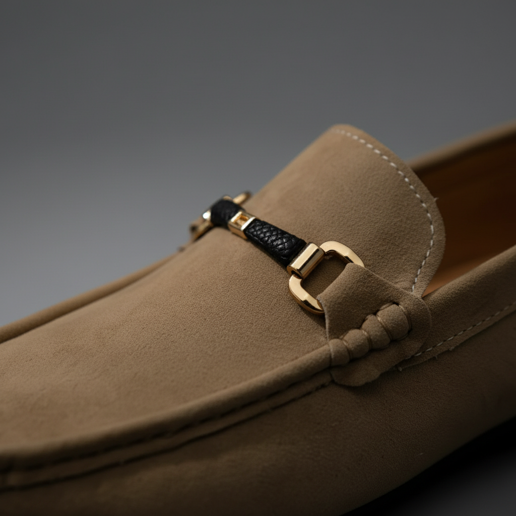 Bellano | Mocassins Homme Daim Horsebit Slip On