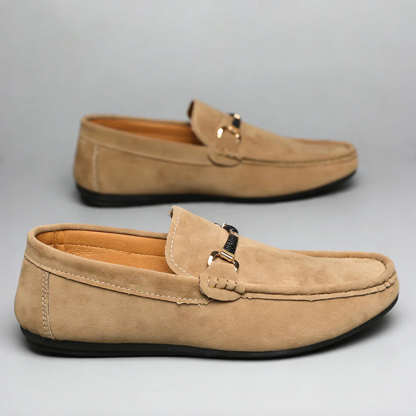 Bellano | Mocassins Homme Daim Horsebit Slip On
