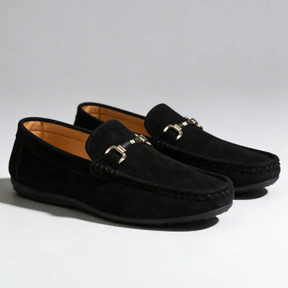 Bellano | Mocassins Homme Daim Horsebit Slip On
