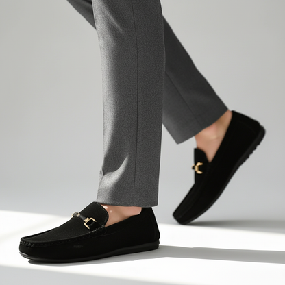 Bellano | Mocassins Homme Daim Horsebit Slip On