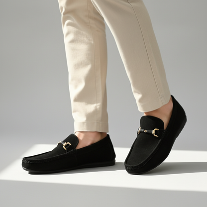 Bellano | Mocassins Homme Daim Horsebit Slip On