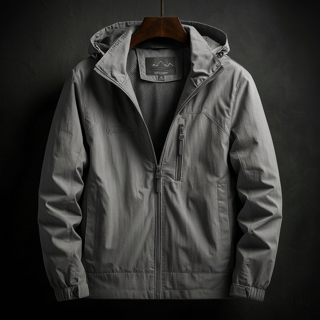 Brennaro | Veste Homme en Coton à Capuche Zip et Poches