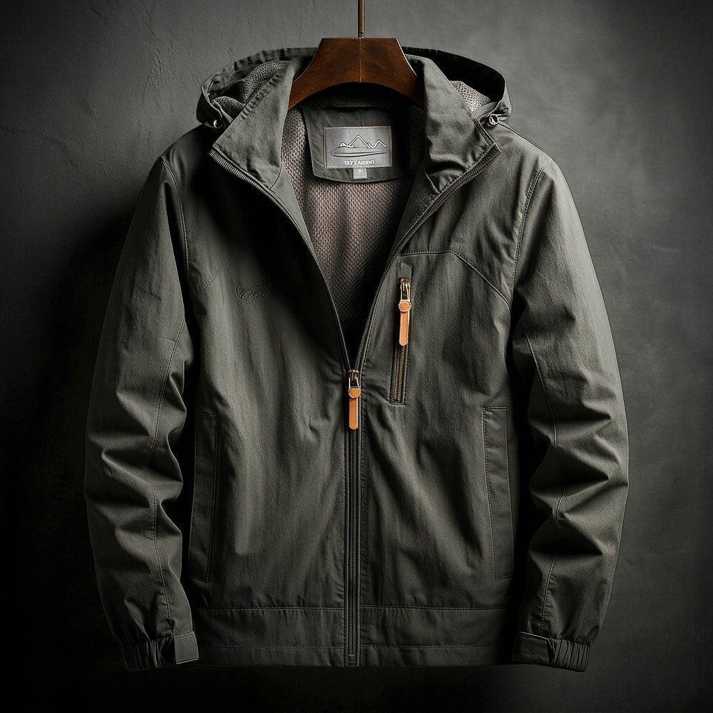 Brennaro | Veste Homme en Coton à Capuche Zip et Poches