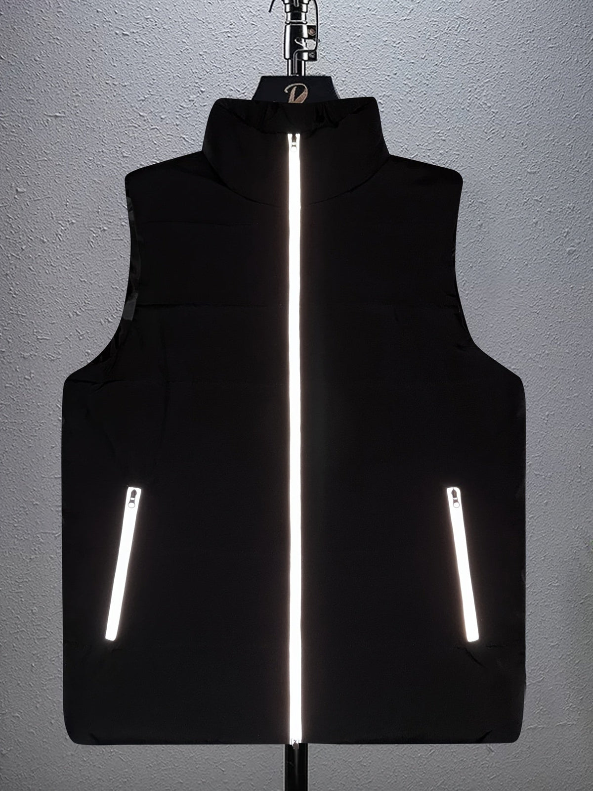 Calvin | Gilet sans Manches Homme Matelassé Col Montant à Zip et Poches
