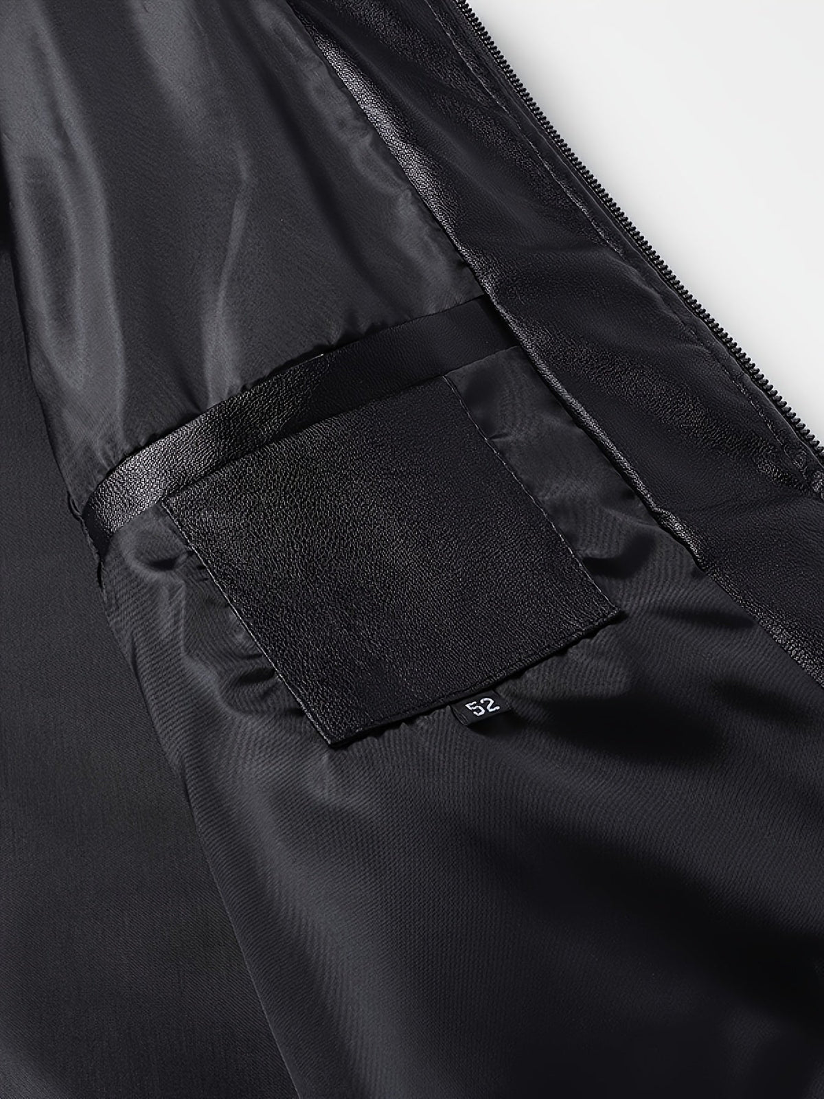 Dalton | Veste Bomber Homme en Simili Cuir Col Rond à Zip et Poches