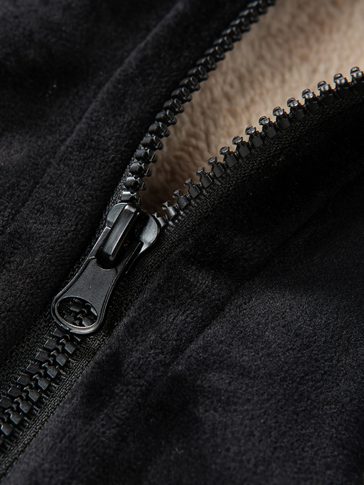 Gabriel | Gilet sans Manches Homme en Daim Doublé Sherpa à Zip et Poches