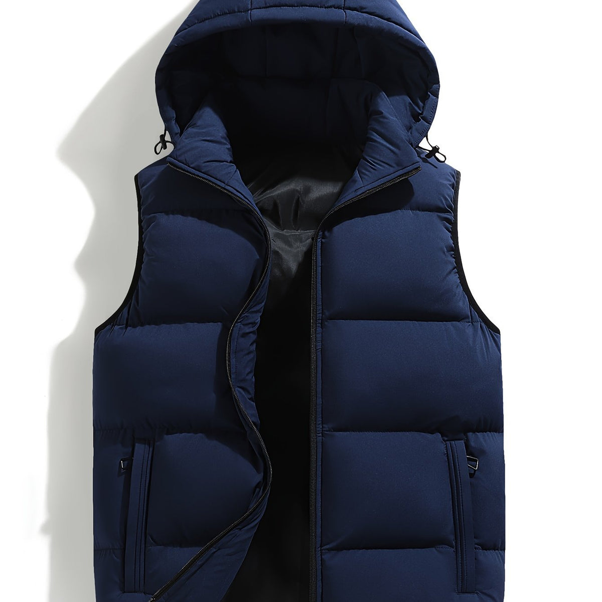 Holden | Gilet sans Manches Homme Matelassé à Capuche Zip et Poches