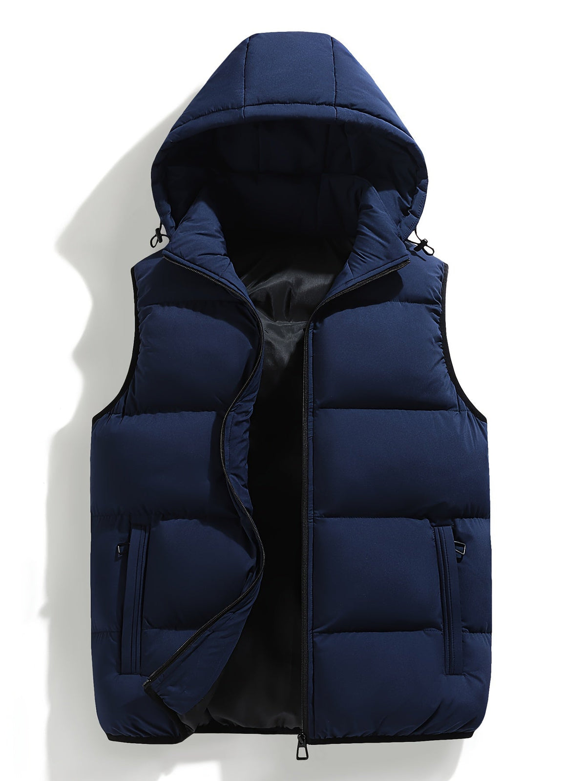 Holden | Gilet sans Manches Homme Matelassé à Capuche Zip et Poches
